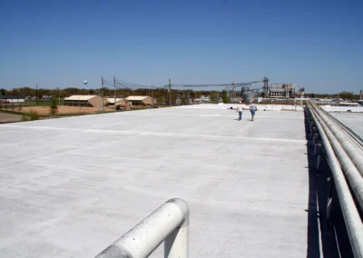 Commercial roofing project photo from Top Notch Roofing in Columbus, Ohio highlighting professional crew work and completed results.